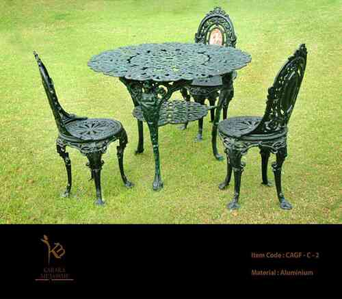 Cast Aluminium Chair Set - CAGF-2