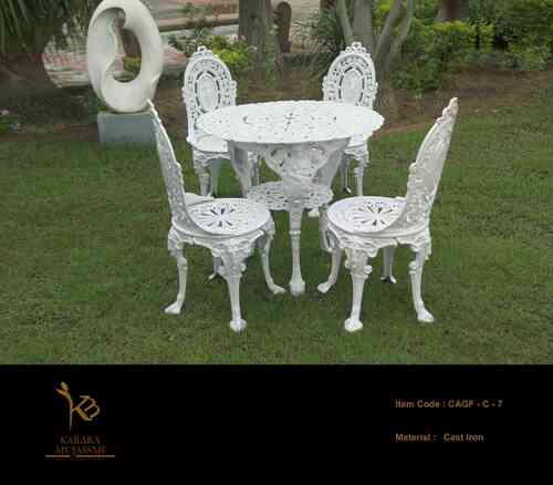 Cast Aluminium Chair Set - CAGF-7