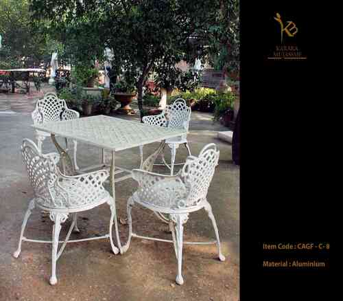 Cast Aluminium Chair Set - CAGF-8