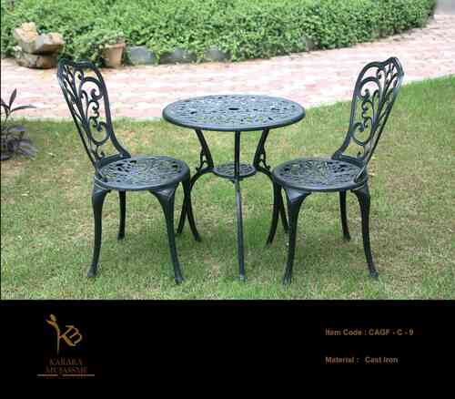 Cast Aluminium Chair Set - CAGF-9