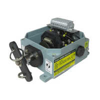 Pull Cord Switch - Metal, Grey Color, 440 Volt Rated Voltage | Emergency Conveyor Stopping, Waterproof Design, Easy Installation With Terminal Strip