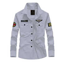 Crezy Star Denim Shirts Grey - Denim, Customized Size, Gray Color | Full Sleeves, Printed Design, Breathable, Quick Dry, Washable for All Seasons