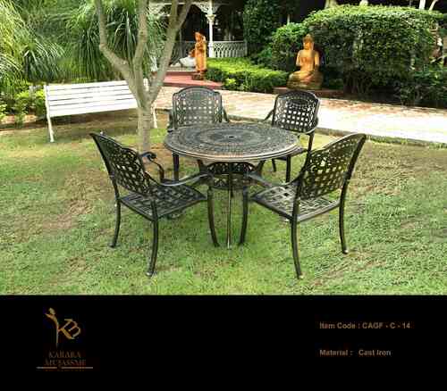 Cast Aluminium Chair Set - CAGF-14