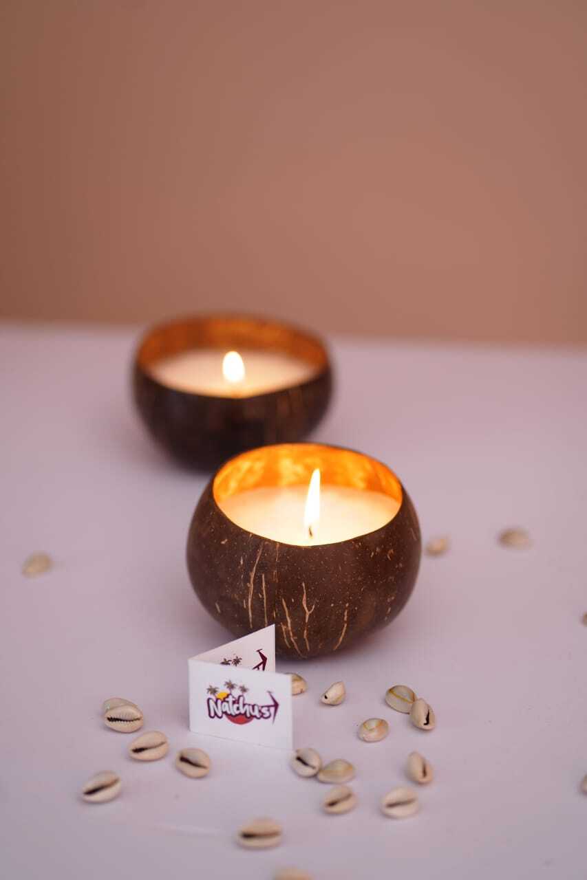 Coconut Shell Candle Diya