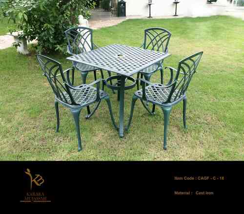 Cast Aluminium Chair Set - CAGF-18