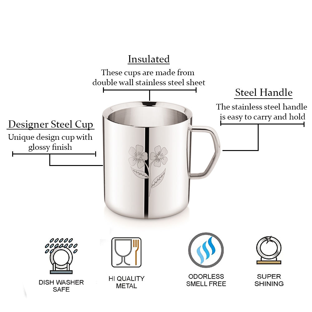 Stainless Steel Double Wall Coffee Cup