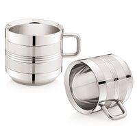 140 ML Stainless Steel Double Wall Tea Cup