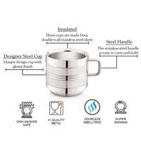 140 ML Stainless Steel Double Wall Tea Cup