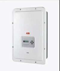 Abb Inverter - White Metal & Plastic Housing, Compact Size 5kw, 240v Output | Lcd Display, Wall-mounted, Low Maintenance, -25c To 60c Operation