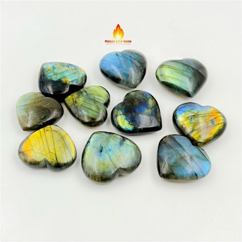 Labradorite Hearts