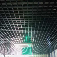 Metal Open Cell Ceiling - Metal Material, Polished Finish | Durable, Corrosion-resistant, Easy Access For Wiring And Plumbing, Easy Maintenance