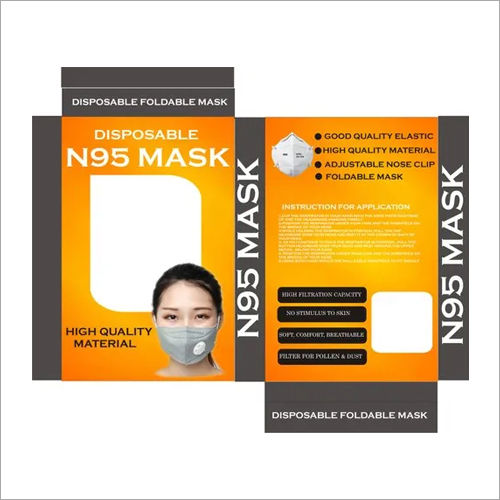 Glossy Lamination Mask Packaging Box