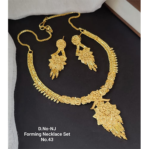 Gold N J Artificial Forming Necklace Set