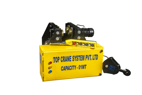Electric wire rope hoist capacity 1 ton with 6 meter Lifting Height