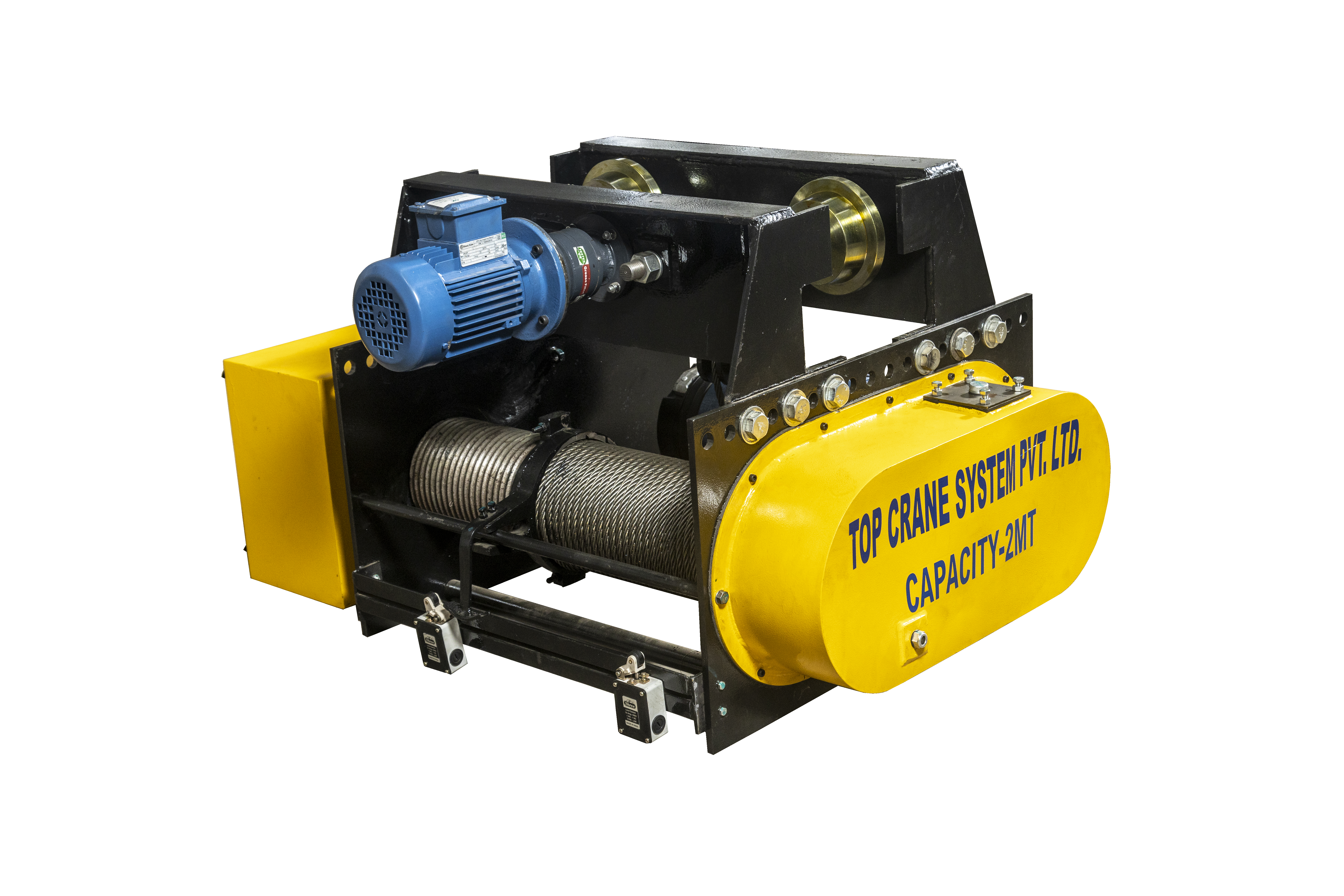 Single Girder Electric wire rope hoist capacity 2 ton