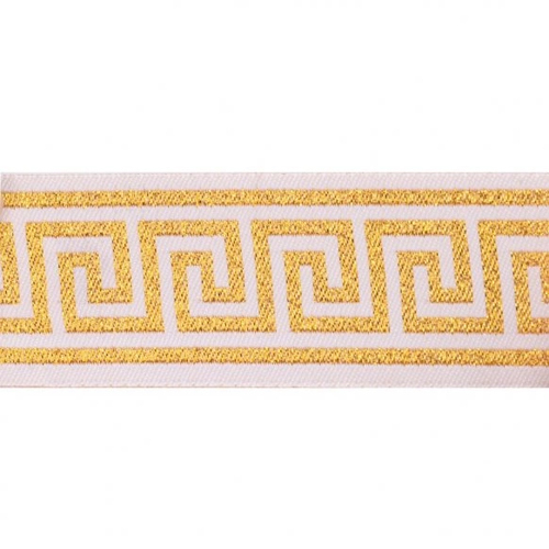 Metallic Embroidered Curtain Trim Tape