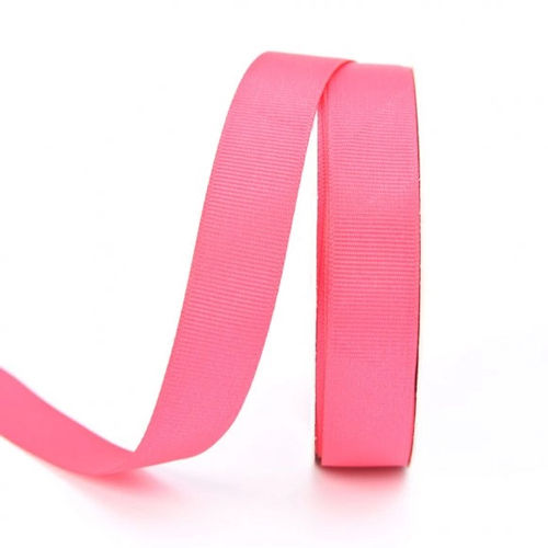 Pink 4 Inch Plain Grosgrain Ribbon