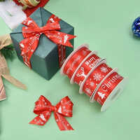 Merry Christmas Printed Ribbon