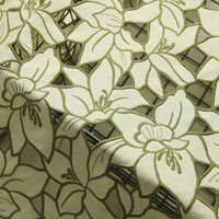 Exceptionally Soft Laser Cut Embroidered Fabric