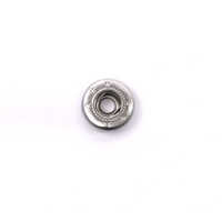 Silver Snap Press Stud Cap Button