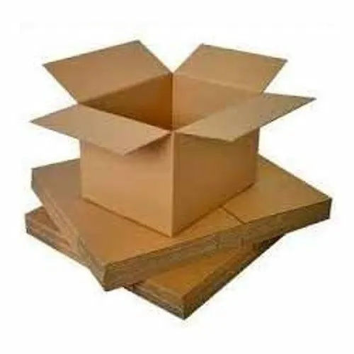 Brown 5 Ply Corrugated Paper Box