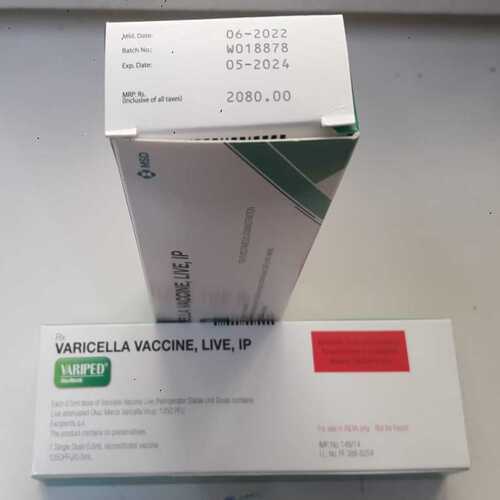 Variped Vaccine Shelf Life: 1 To 2 Years