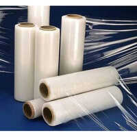 Stretch Film Rolls - 200m Length, Transparent Pvc Material, 5 Micron Gauge