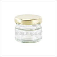 White 31 Ml Round Jam Jar