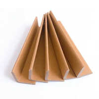 Angle Edge Board - Kraft Paper, 50 Mm X 50 Mm X 2 Mtr Length, Brown Color, Thickness 5 Mm | Ideal For Pallet Edge Protection