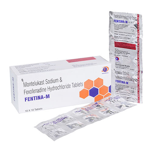 Fentina Montelukast Sodium And Fexofenadine Hydrochloride Tablets General Medicines