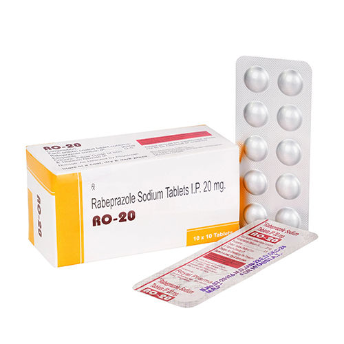 Ro 2020Mg Rabeprazole Sodium Tablets Ip General Medicines