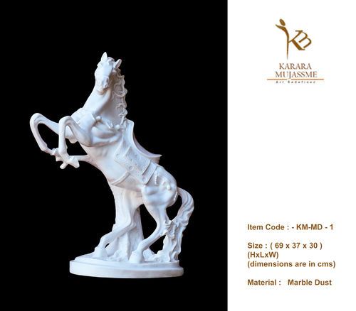 The Soaring Marble Horse Statue - Km-md-1