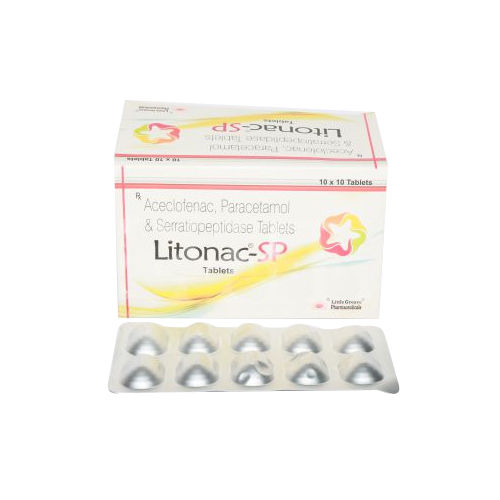 Aceclofenac Paracetamol And Serratiopeptidase Tablets