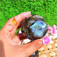 Labradorite Sphere Faceted Ball