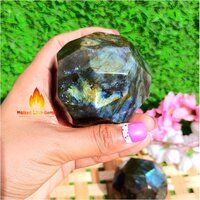 Labradorite Sphere Faceted Ball