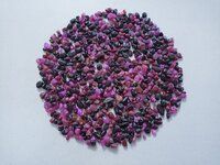 pink color coated round beautiful gravels for decoration vase filler