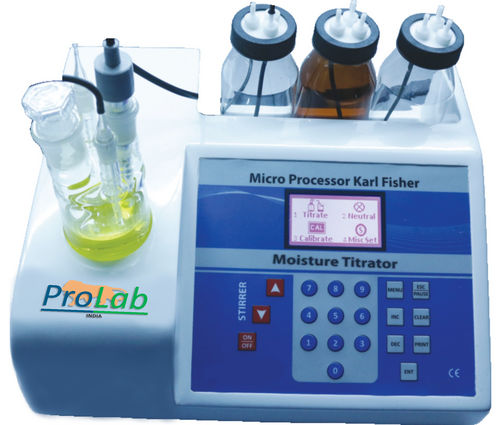 Automatic Karl Fischer Titrator - Application: Lab