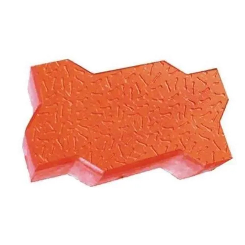 Orange Lacared Paving Block