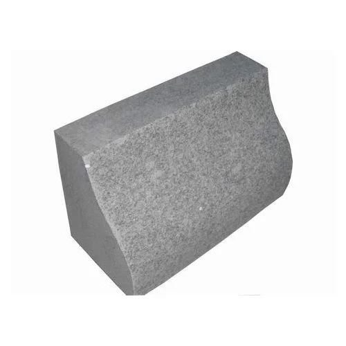 RCC Concrete Kerb Stone - RCC Material, Height 450 Mm, Length 900 Mm, Grey Color, Solid Surface Kerbstone | Durable, Low Maintenance Solution