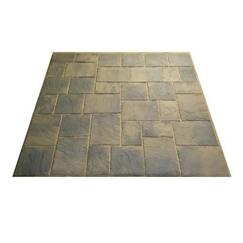 Designer Outdoor Flagstones - Solid Surface Slabs, 40-60mm Thick, Brown Color | Durable, Weather-Resistant, Slip-Resistant for Patios & Walkways