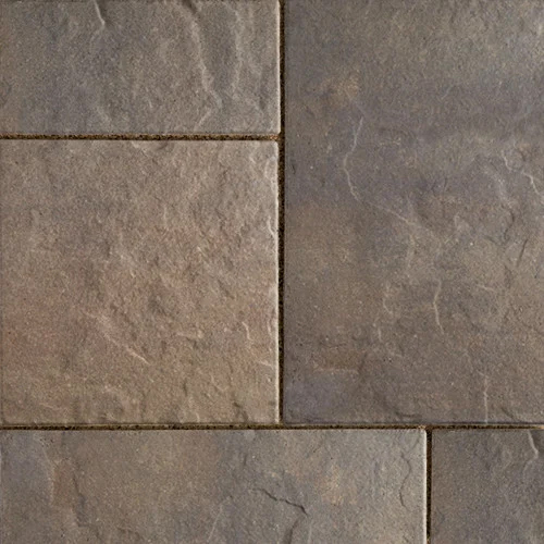 Outdoor Flagstones - 335x320 mm Brown Slabs | 60 mm Thick Artificial Solid Surface 10 Years Warranty for Commercial & Residential Use