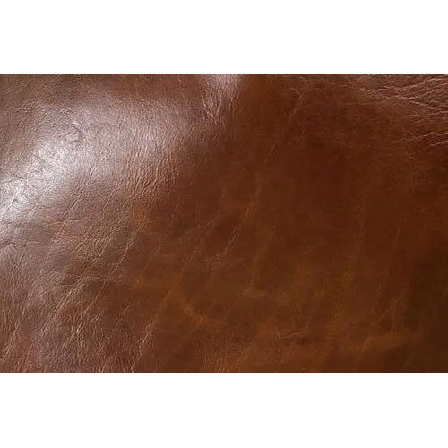 Brown Plain Goat Finished Leather