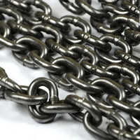 Alloy Steel Chains - 20 Tonnes Lifting Capacity, Durable Black Design