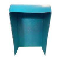 Frp Push Button Canopy - Frp Material, Multiple Size Options, Blue Color | Durable And Weather-resistant With Stainless Steel Support Posts