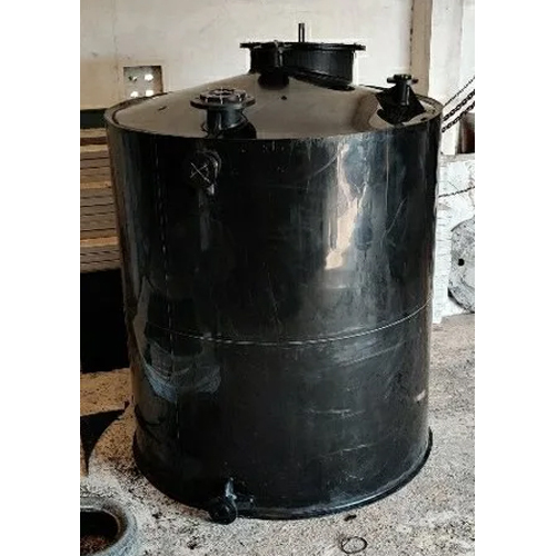 Black HDPE Chemical Storage Tank