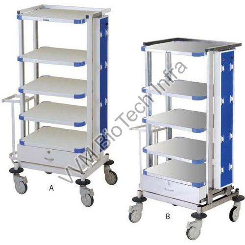 Hospital Monitor Trolley