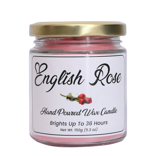 Scented Rose Jar Candle