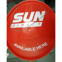 Promotional Dummy Dish - Pvc Material, Medium Size, Bright Red Color | Eye-catching Round Dish For Displaying Promotional Items And Food Samples