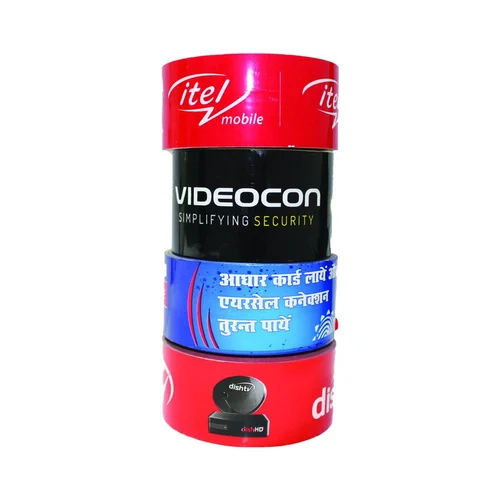 Promotional Shelf Strips Tape - Color: Red