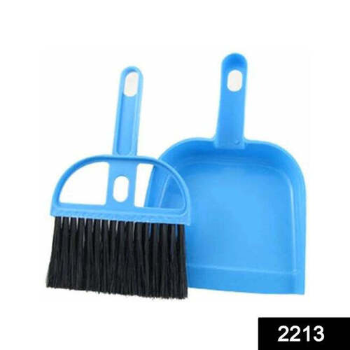 Mini Dustpan with Brush Broom Set for Multipurpose Cleaning(2213)